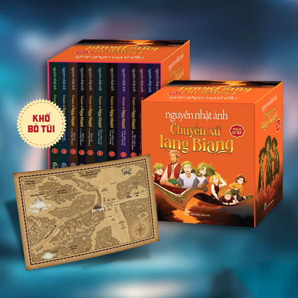 Boxset Chuyện Xứ Lang Biang - Khổ Bỏ Túi (Hộp 12 Cuốn) - Tặng Kèm Bản Đồ