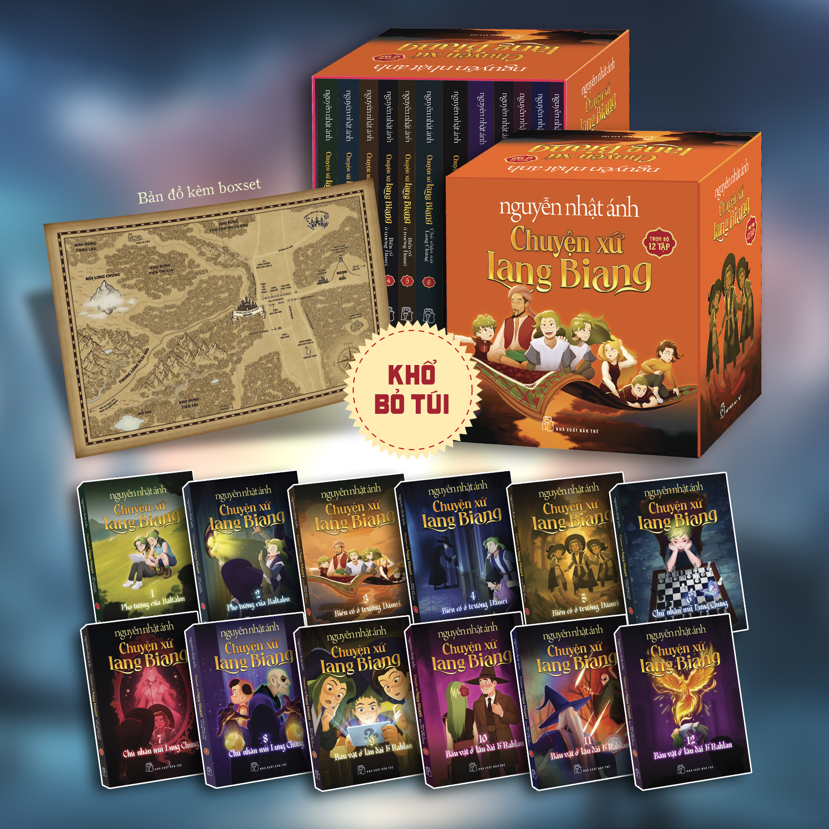 Boxset Chuyện Xứ Lang Biang - Khổ Bỏ Túi (Hộp 12 Cuốn) - Tặng Kèm Bản Đồ - Ảnh 3