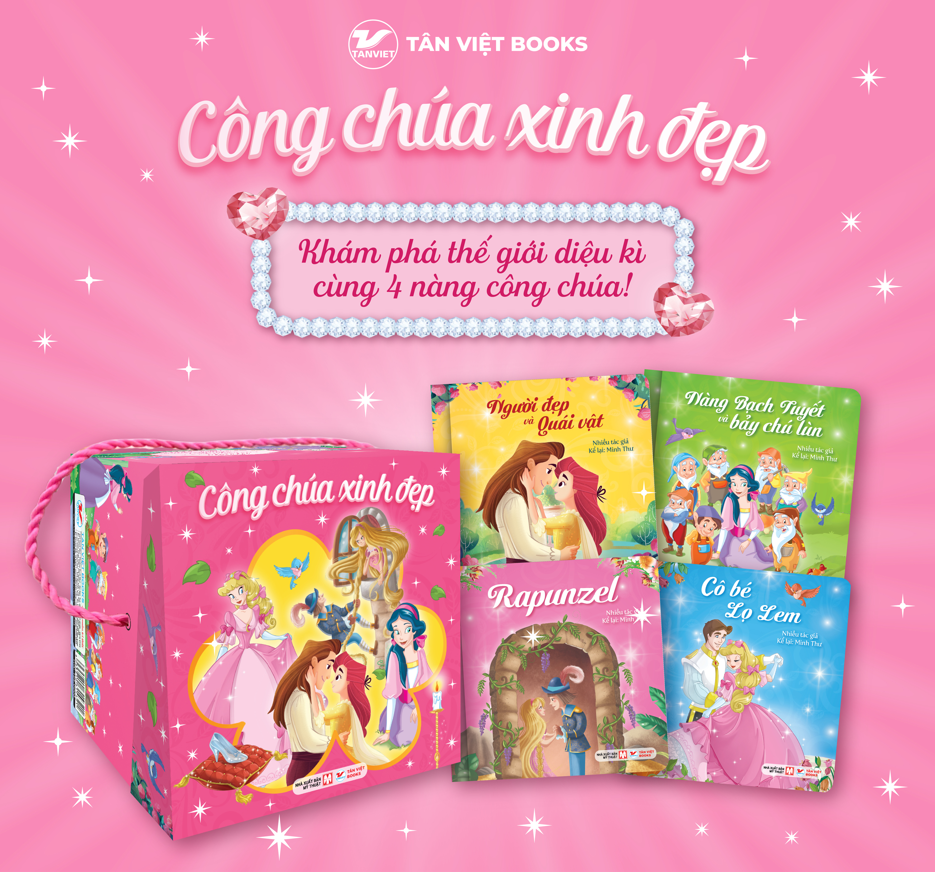 Boxset Công Chúa Xinh Đẹp (Hộp 4 Cuốn) - Ảnh 3