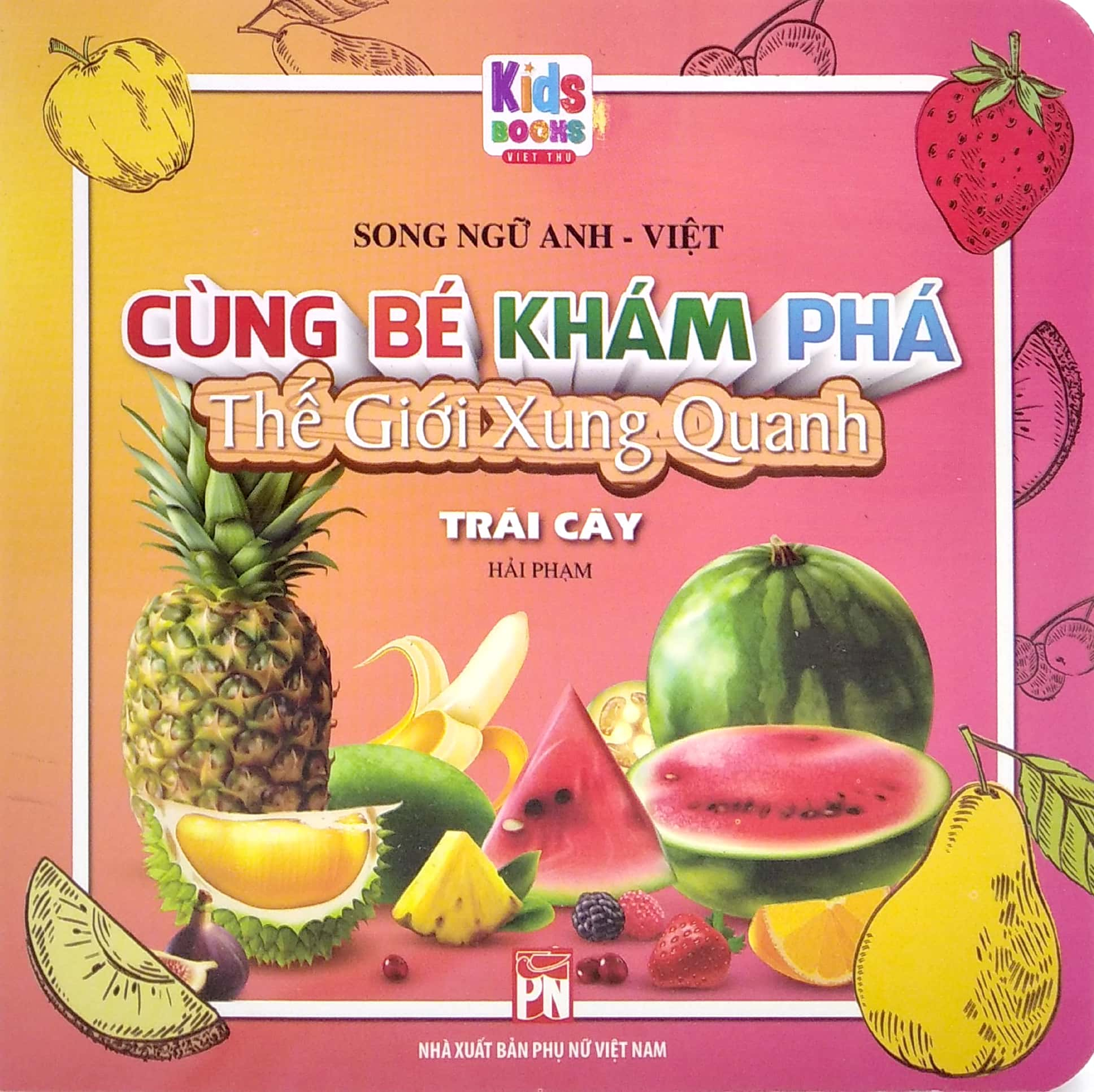 boxset cùng bé khám phá thế giới xung quanh - hoa - rau củ - trái cây - số đếm - cờ các nước châu á (song ngữ anh-việt) (bộ 5 cuốn) - Ảnh 7