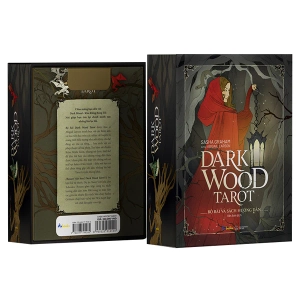 boxset dark wood tarot việt hóa (bộ bài + sách hướng dẫn) - Ảnh 2