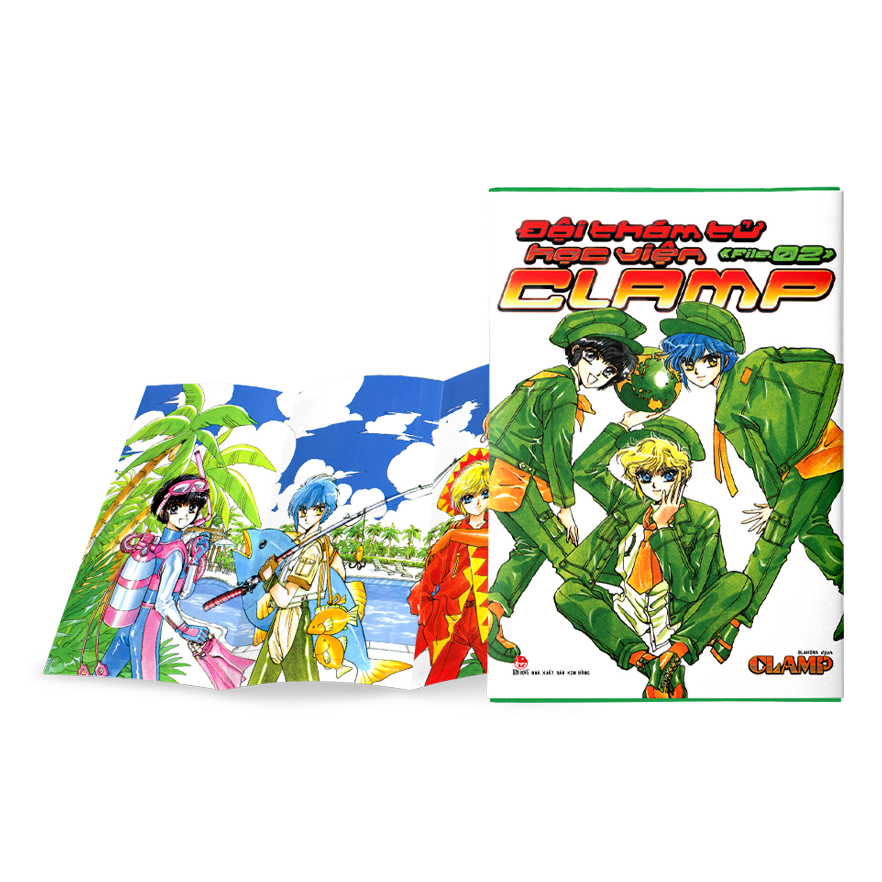 boxset đội thám tử học viện clamp (bộ 3 tập) - tặng kèm poster kẹp mỗi tập - Ảnh 11