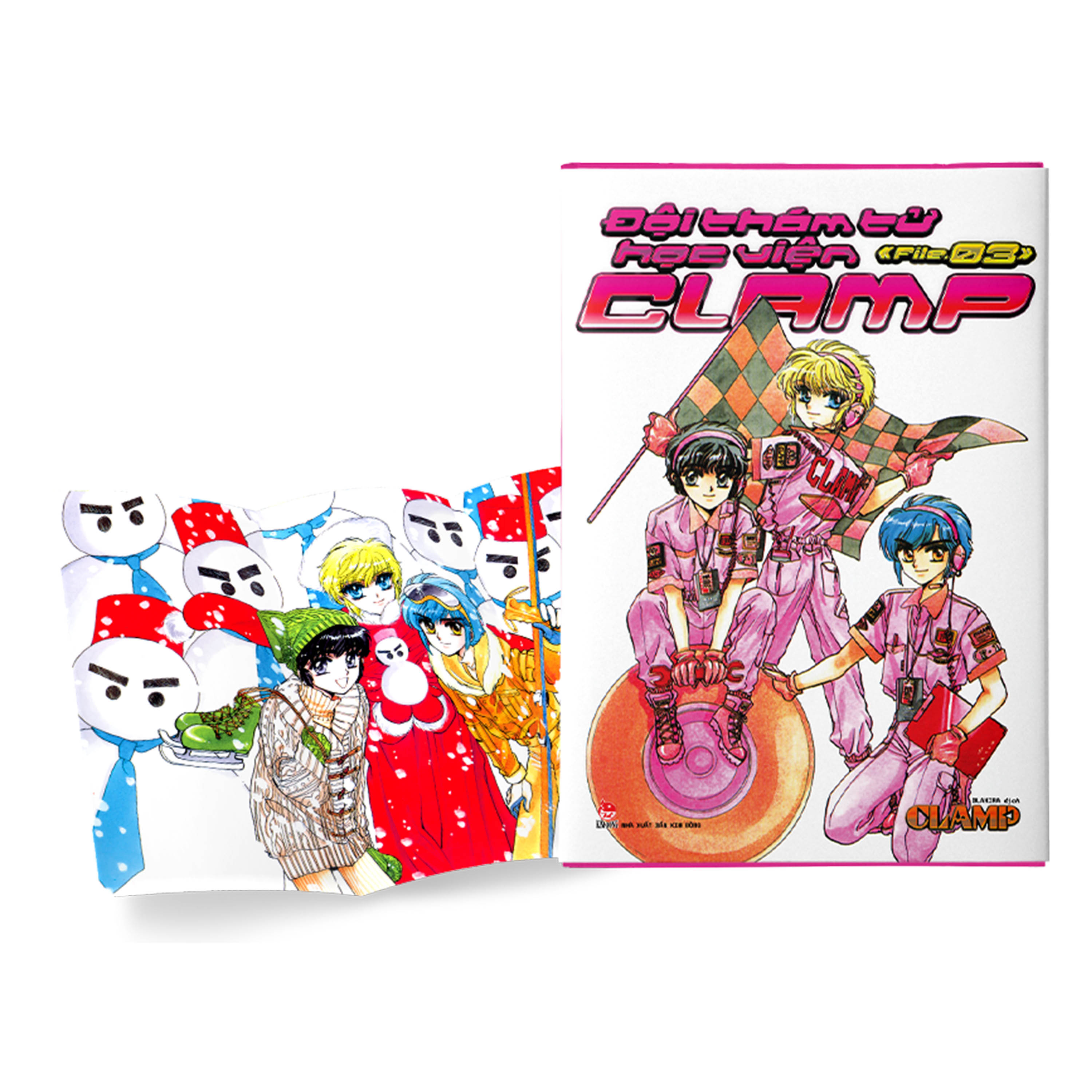 boxset đội thám tử học viện clamp (bộ 3 tập) - tặng kèm poster kẹp mỗi tập - Ảnh 12