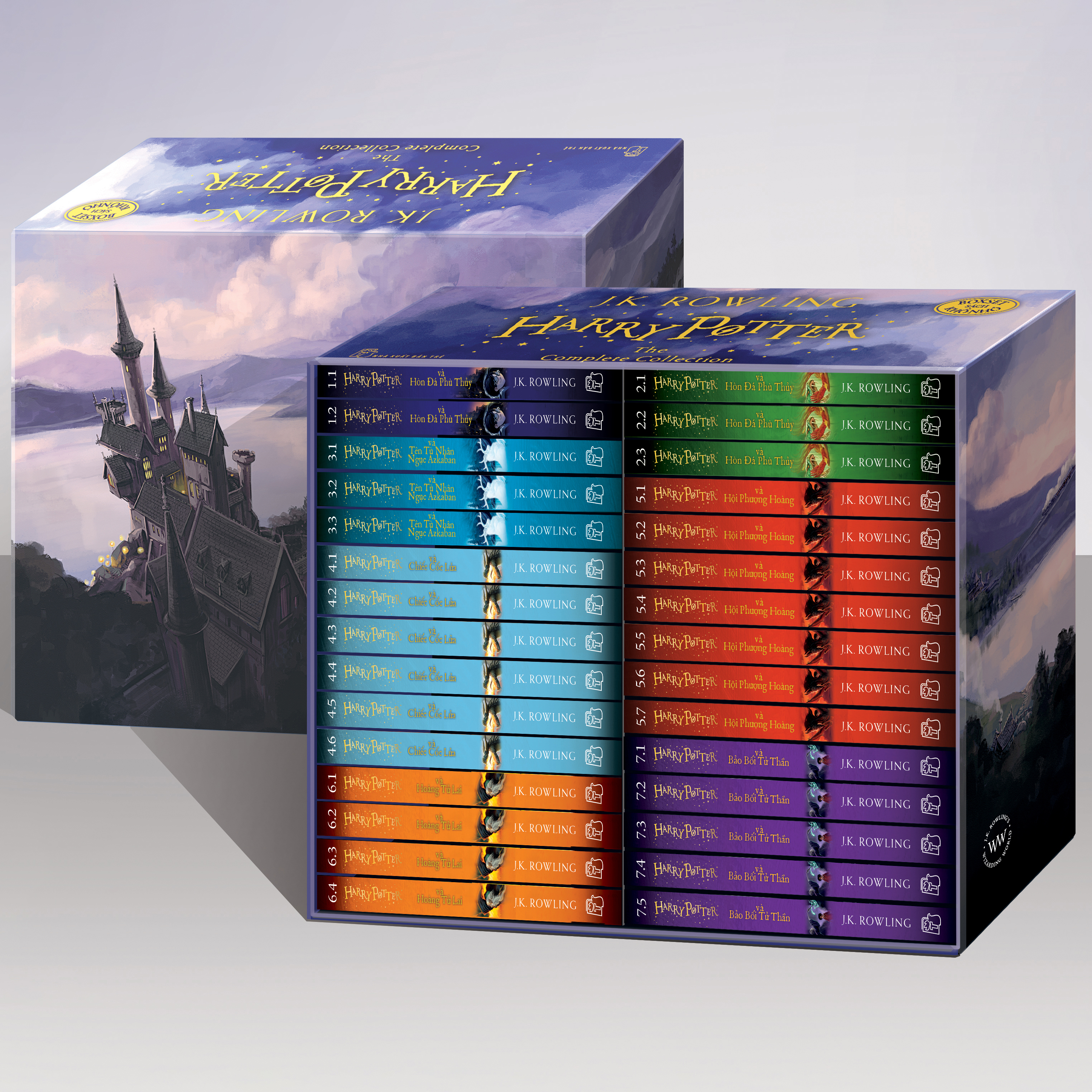 boxset harry potter trọn bộ 7 tập - khổ nhỏ (bộ 30 cuốn) - Ảnh 2
