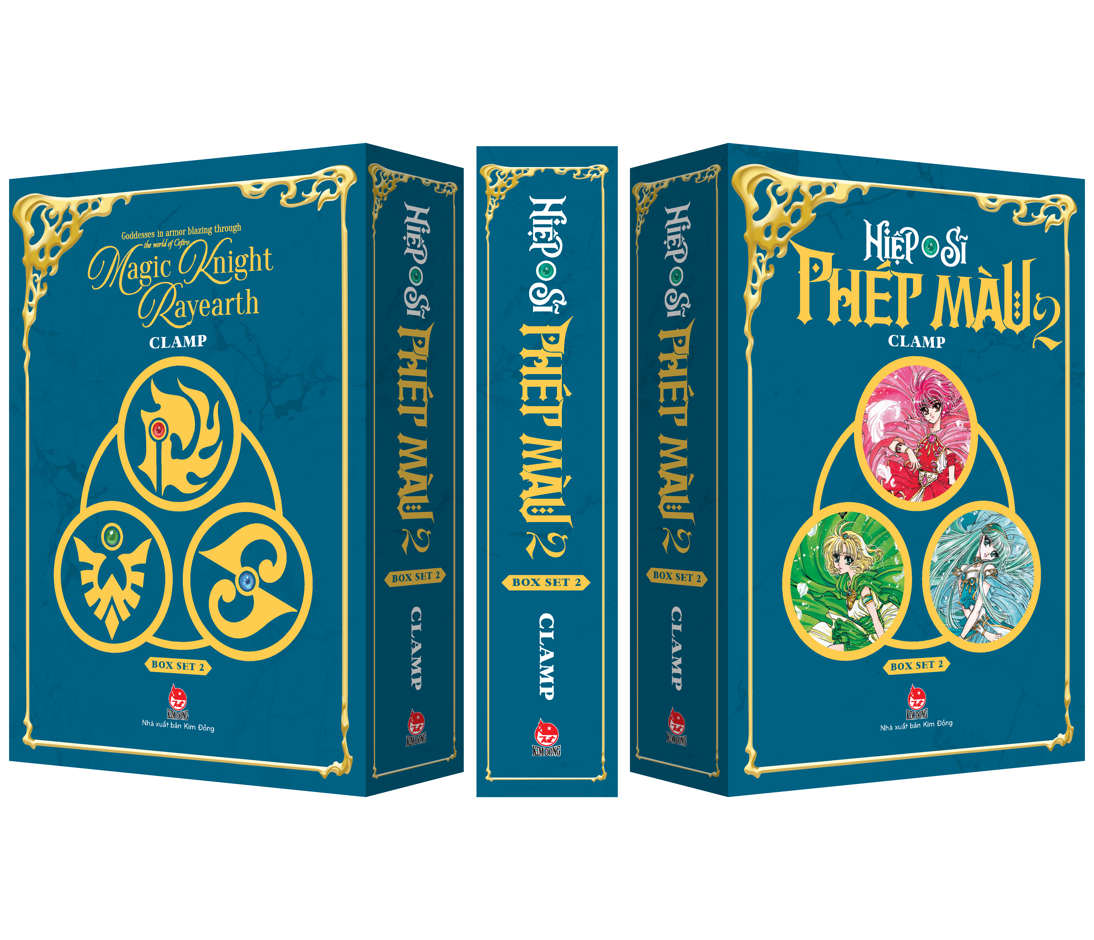 boxset hiệp sĩ phép màu - magic knight rayearth (bộ 3 cuốn) - phần ii - tặng kèm 01 postcard ivory - Ảnh 2