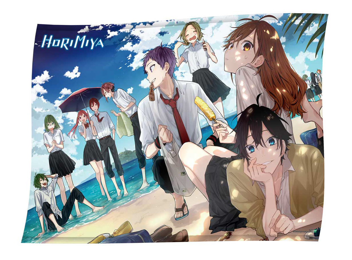 boxset horimiya - tập 17 + tập 10.5 (bộ 2 cuốn) - bản sưu tầm - tặng kèm box + bìa 2 mặt horimiya - tập 17 + card ngọc trai + clear file + tapestry a1 - Ảnh 15