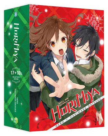 boxset horimiya - tập 17 + tập 10.5 (bộ 2 cuốn) - bản sưu tầm - tặng kèm box + bìa 2 mặt horimiya - tập 17 + card ngọc trai + clear file + tapestry a1 - Ảnh 3