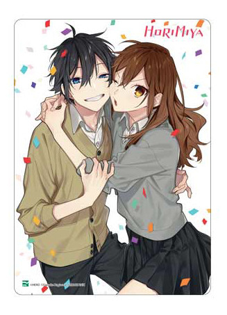 boxset horimiya - tập 17 + tập 10.5 (bộ 2 cuốn) - bản sưu tầm - tặng kèm box + bìa 2 mặt horimiya - tập 17 + card ngọc trai + clear file + tapestry a1 - Ảnh 7