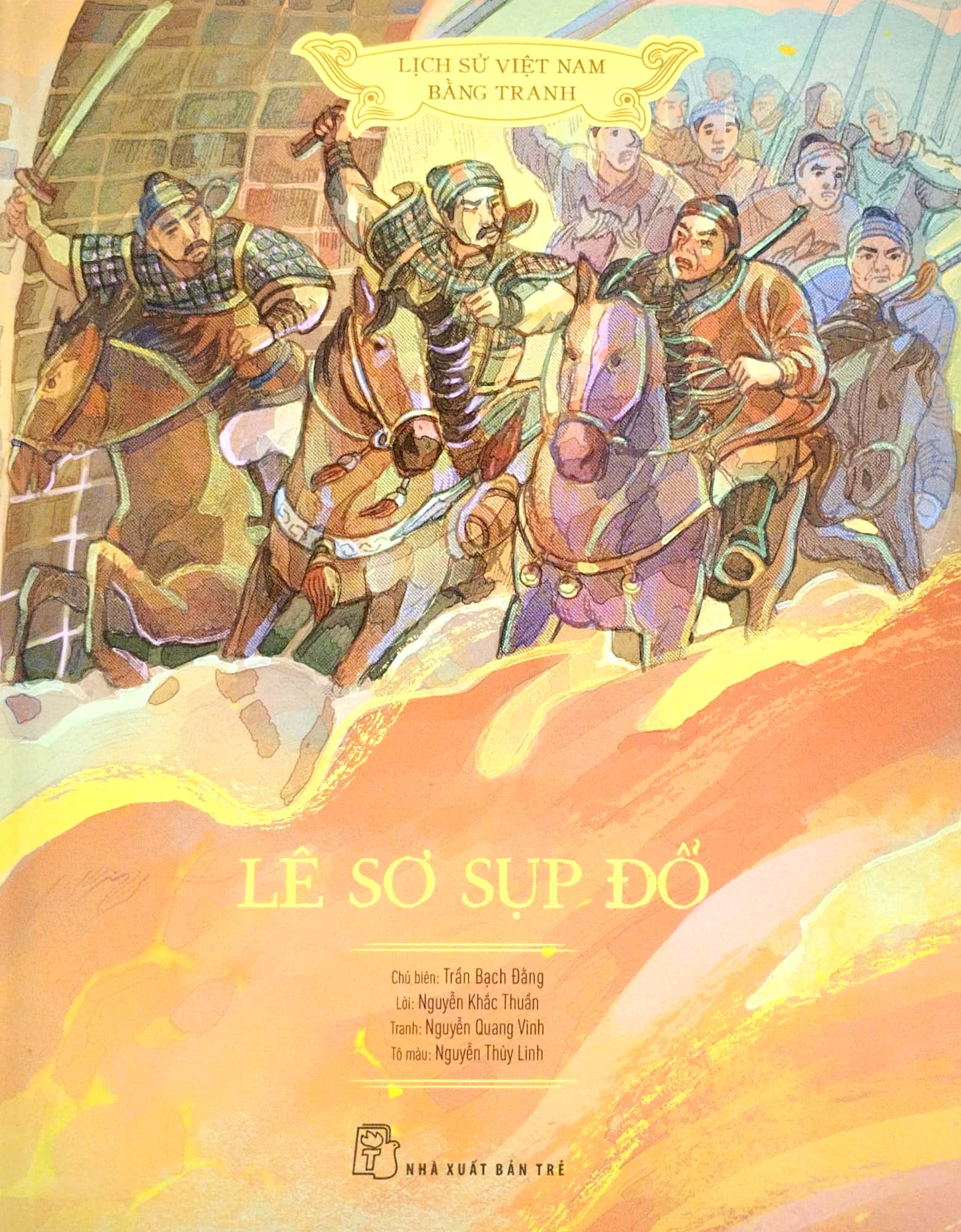 boxset lịch sử việt nam bằng tranh - bản màu - bìa cứng (hộp 8 cuốn) - Ảnh 12