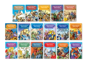 boxset lược sử thế giới bằng tranh (bộ 17 cuốn) - Ảnh 3