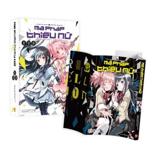 boxset ma pháp thiếu nữ madoka magica - cuộc phản nghịch (bộ 3 tập) - tặng kèm bìa áo - Ảnh 2