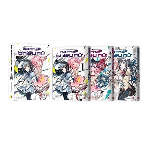 boxset ma pháp thiếu nữ madoka magica - cuộc phản nghịch (bộ 3 tập) - tặng kèm bìa áo - Ảnh 4