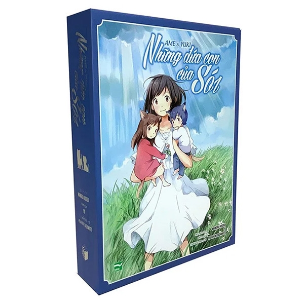 Boxset Manga - Ame Và Yuki - Những Đứa Con Của Sói - Tập 1 + Tập 2 + Tập 3 (Hộp 3 Tập) (Tái Bản 2025)