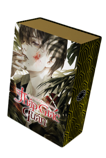 boxset manga thập giác quán - the decagon house murders (hộp 5 cuốn) - bản đặc biệt - tặng kèm 5 bìa áo + 1 boxset nam châm + 1 card - Ảnh 12