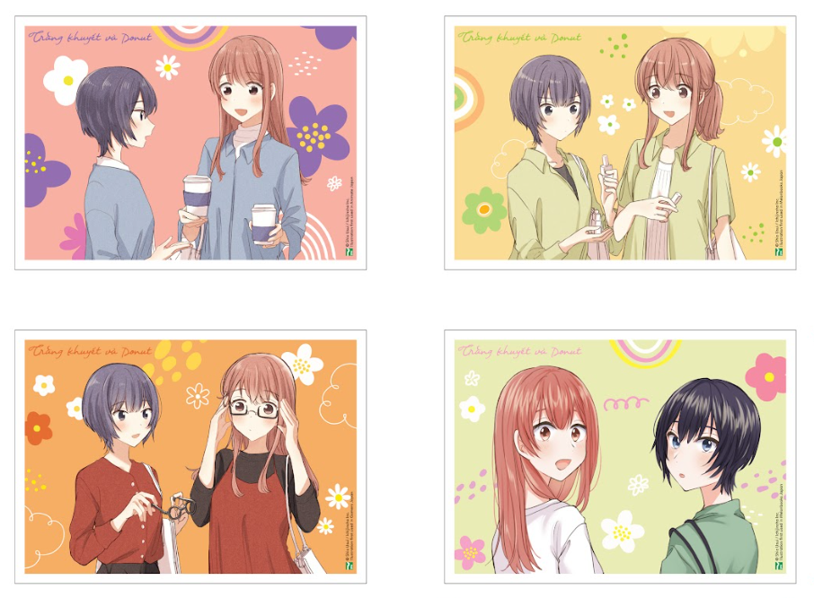 Boxset Manga - Trăng Khuyết Và Donut: Tập 1 - 4 (Hộp 4 Tập) - Bản Đặc Biệt - Tặng Kèm Bookmark 2 Mặt + Set 4 Camera Card + Card Holder - Ảnh 8