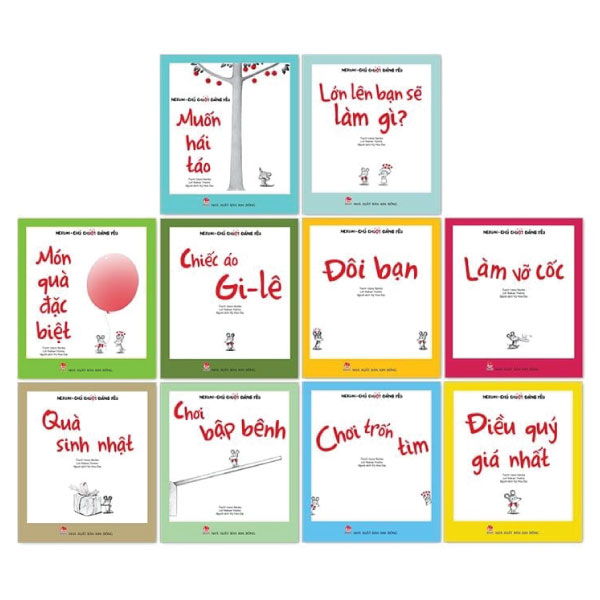 boxset nezumi chú chuột đáng yêu (hộp 10 cuốn) - Ảnh 4