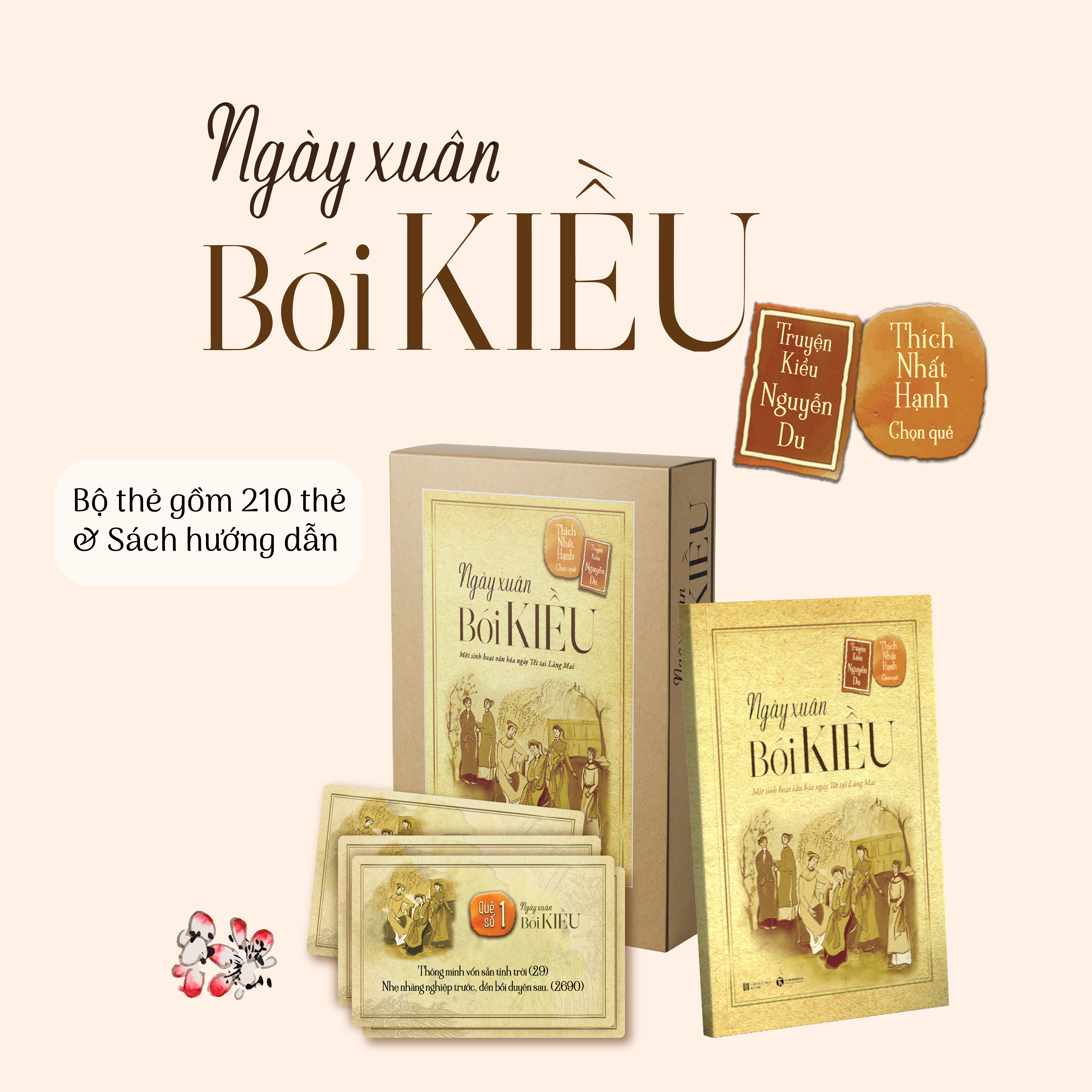Boxset Ngày Xuân Bói Kiều (Bộ Bài + Sách Hướng Dẫn) - Ảnh 2