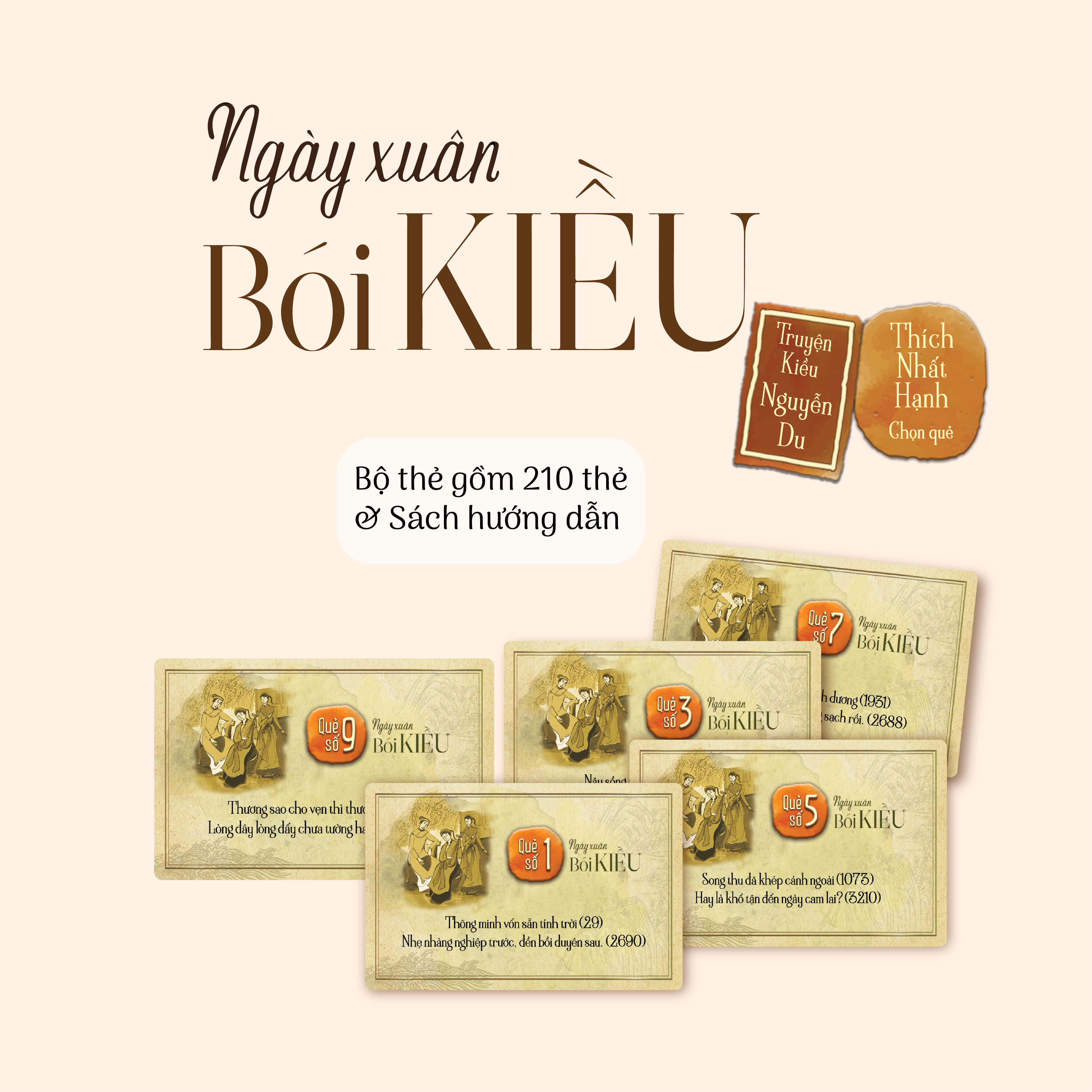 Boxset Ngày Xuân Bói Kiều (Bộ Bài + Sách Hướng Dẫn) - Ảnh 4