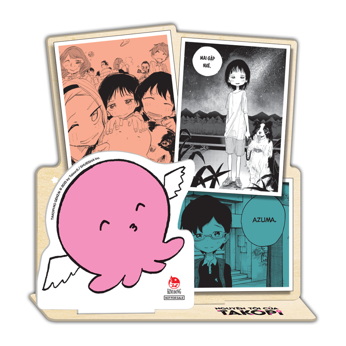 Boxset Nguyên Tội Của Takopi - Tập 1 + Tập 2 (Hộp 2 Tập) - Tặng Kèm Standee Giấy Bồi - Ảnh 5