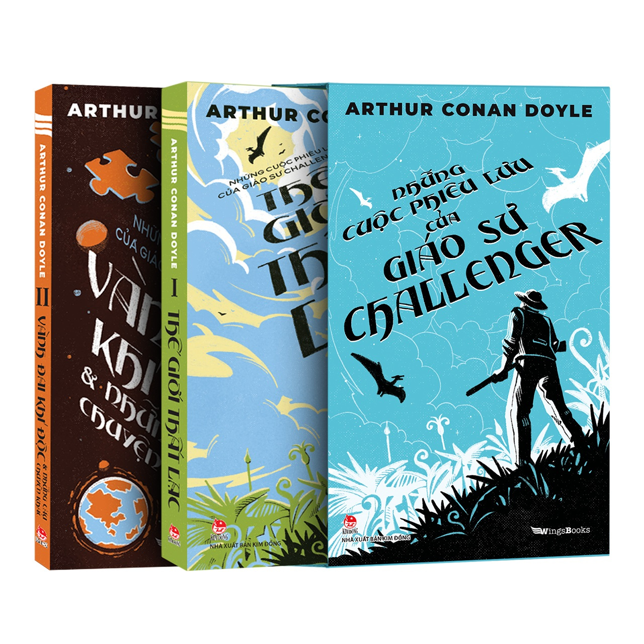 boxset những cuộc phiêu lưu của giáo sư challenger (bộ 2 tập) - tặng kèm 2 postcard - Ảnh 2