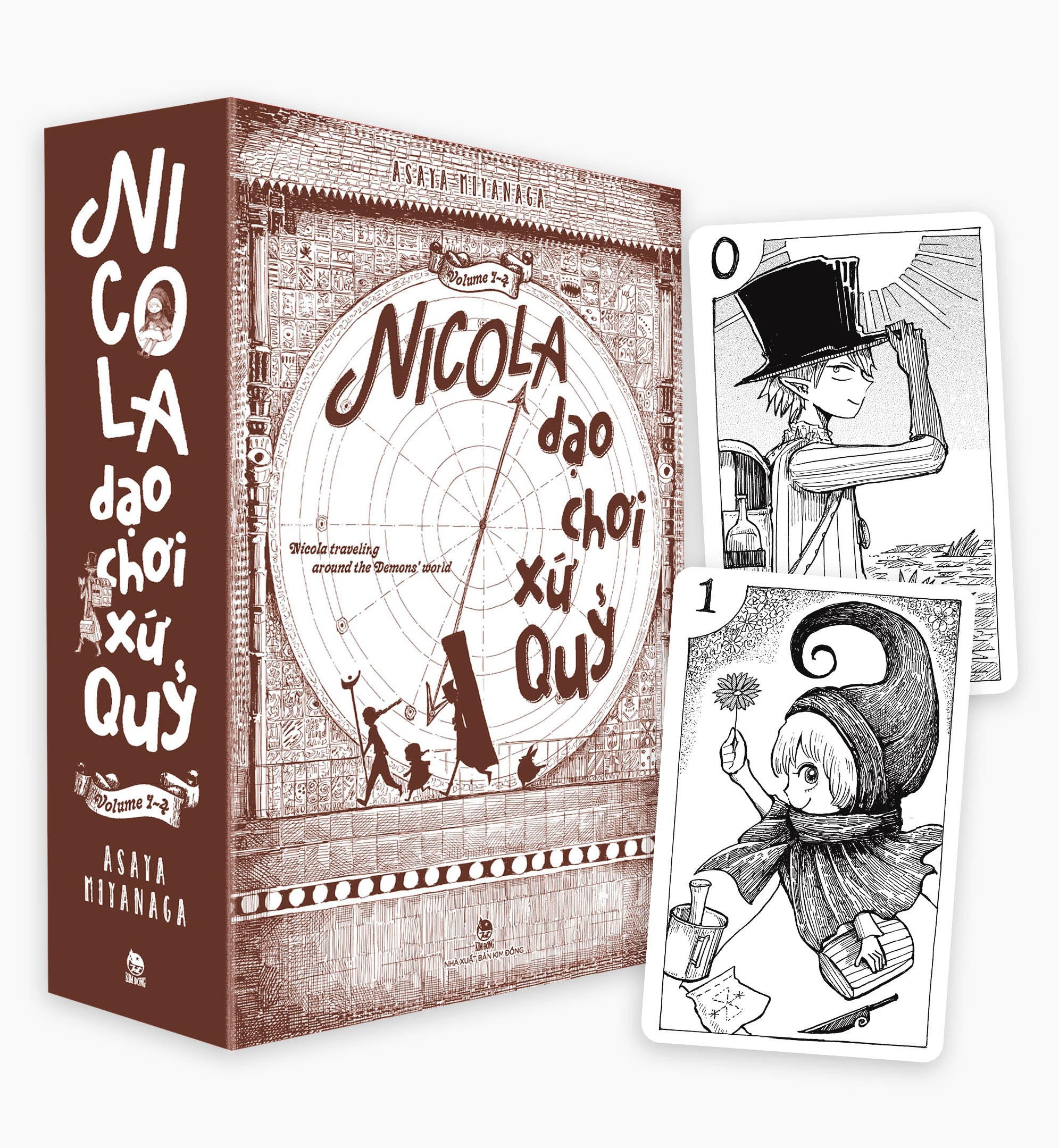 boxset nicola dạo chơi xứ quỷ (bộ 4 tập) - tặng kèm 2 thẻ nhân vật - Ảnh 16