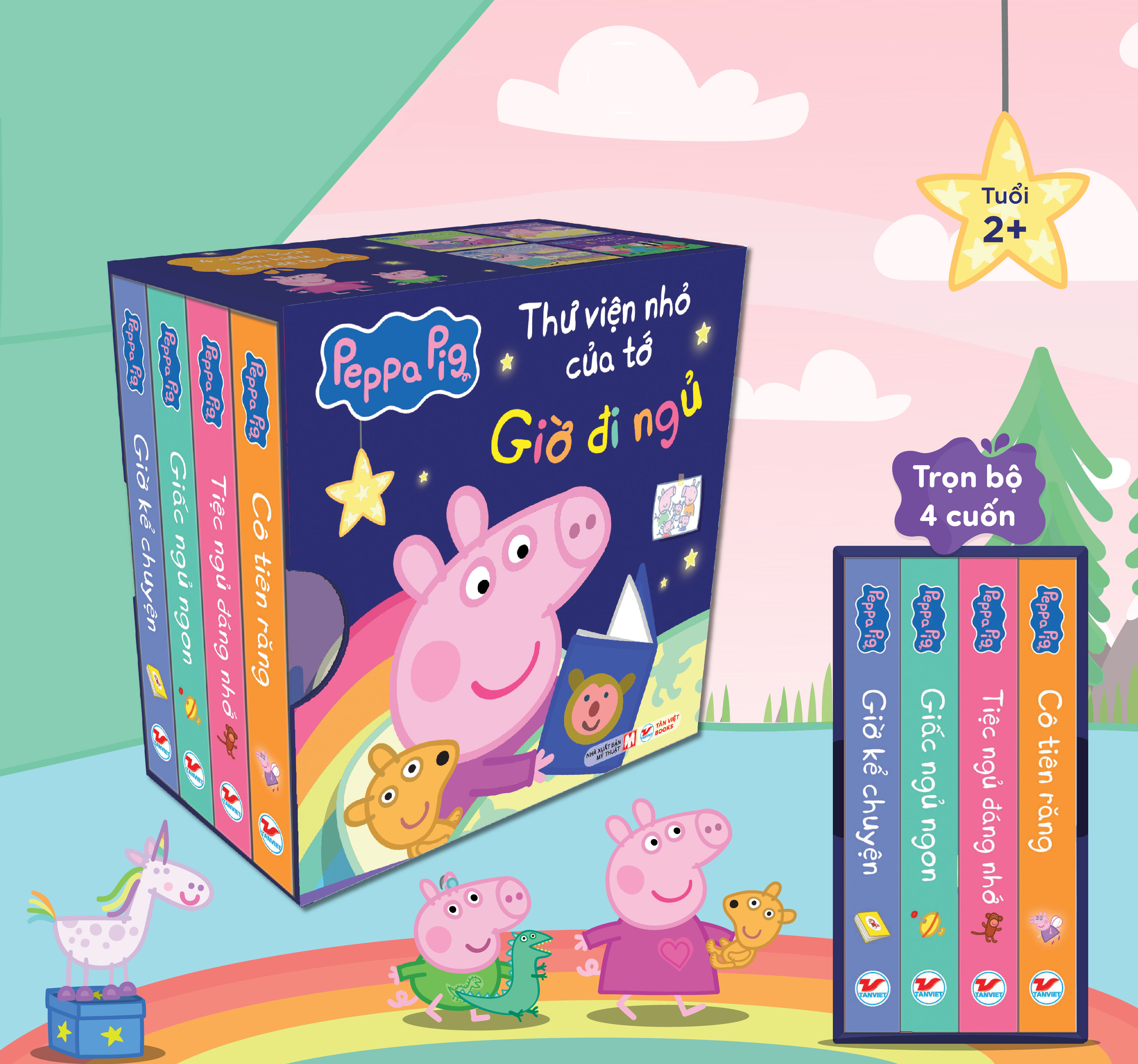 Boxset Peppa Pig - Thư Viện Của Tớ - Giờ Đi Ngủ (Hộp 4 Cuốn) - Ảnh 4