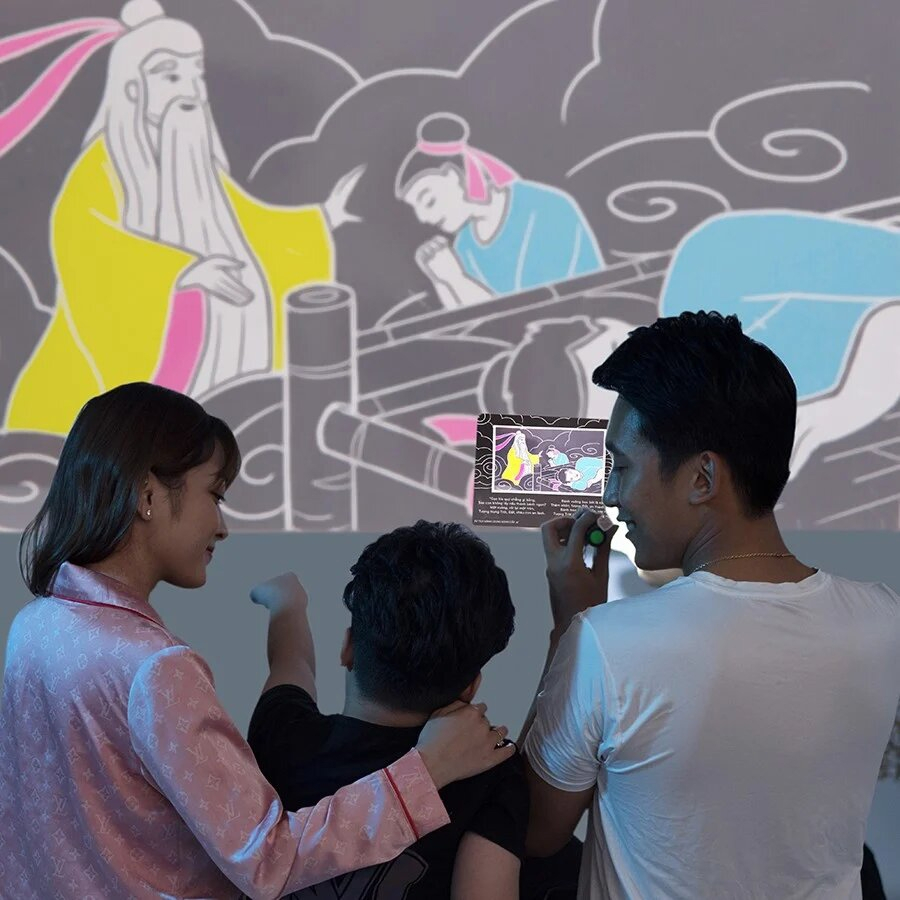 boxset sách chiếu bóng thần kỳ: cây khế + sự tích bánh chưng bánh giầy + ba chú heo con - Ảnh 4