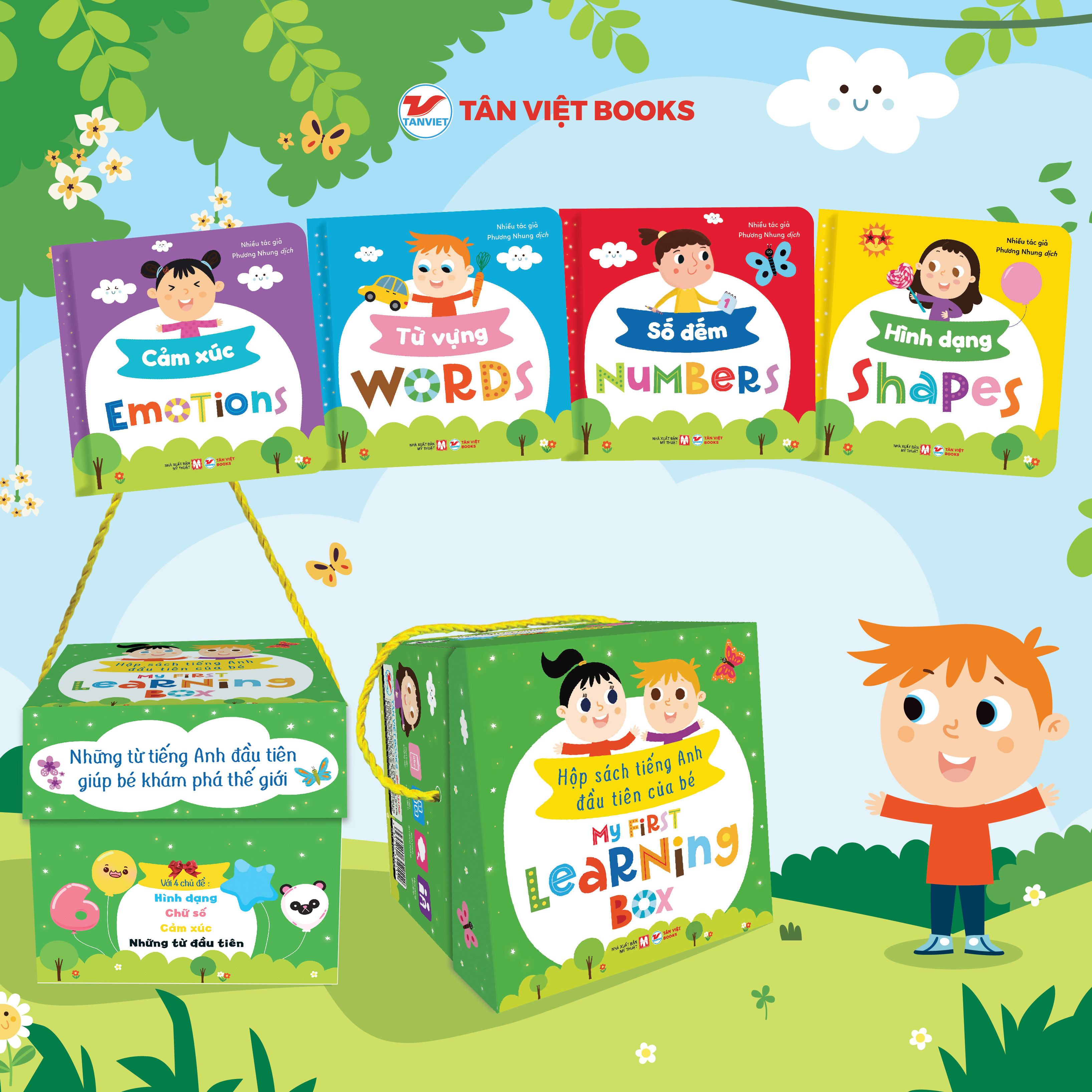 Boxset Sach Tieng Anh Dau Tien Cua Be - My First Learning Box (Hop 4 Cuon) - Ảnh 2