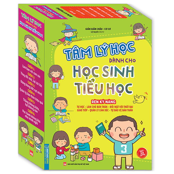boxset tâm lý học dành cho học sinh tiểu học (bộ 6 cuốn)