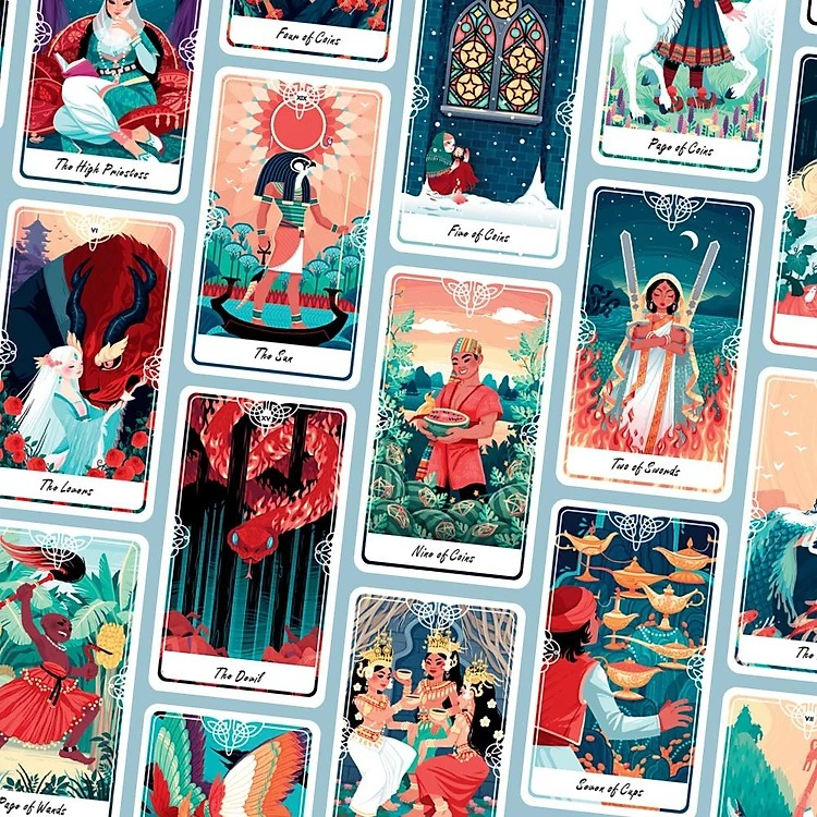 boxset tarot of the divine việt hóa (bộ bài + sách hướng dẫn) - Ảnh 8