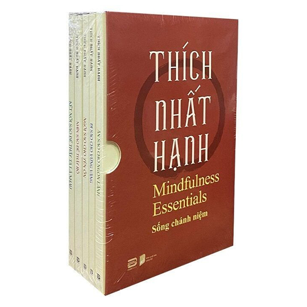 boxset thích nhất hạnh - mindfullness essentials - sống chánh niệm (hộp 5 cuốn)