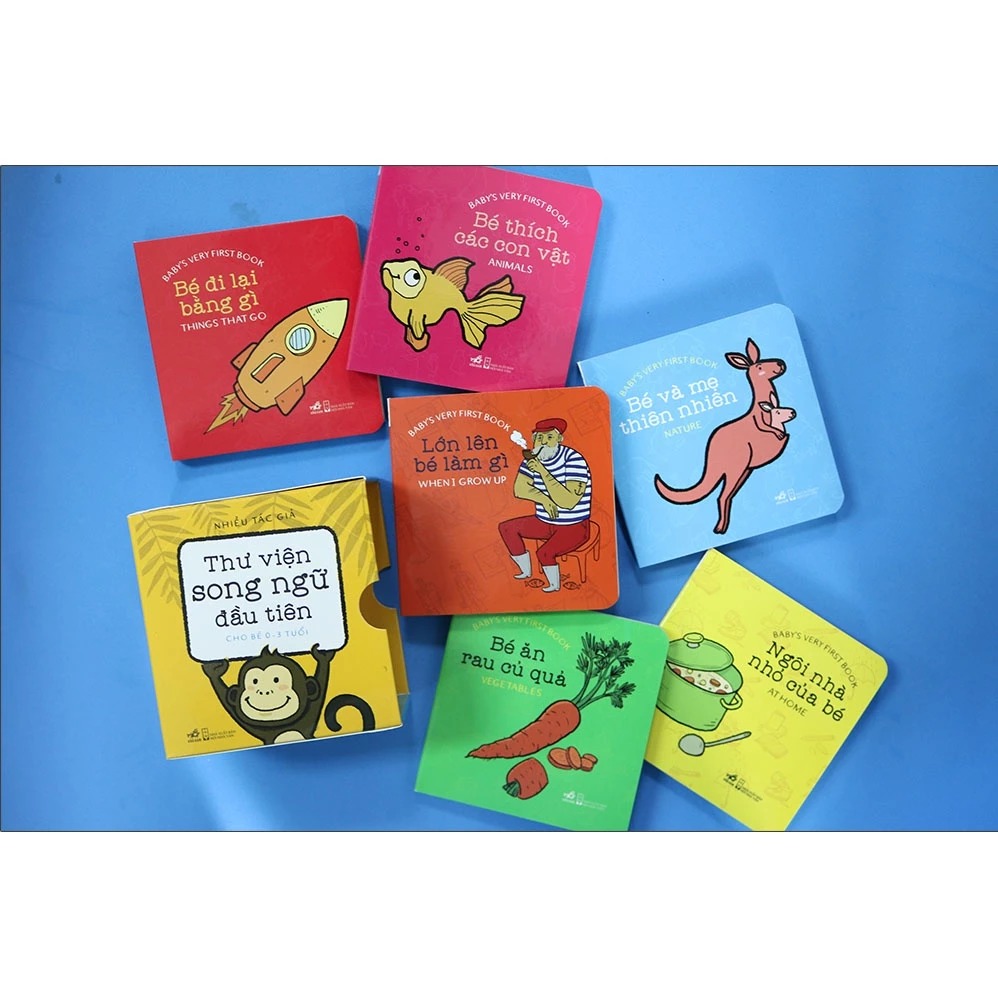 Boxset Thư Viện Song Ngữ Đầu Tiên - Cho Bé 0-3 Tuổi (Hộp 6 Cuốn) (Tái Bản 2025) - Ảnh 5