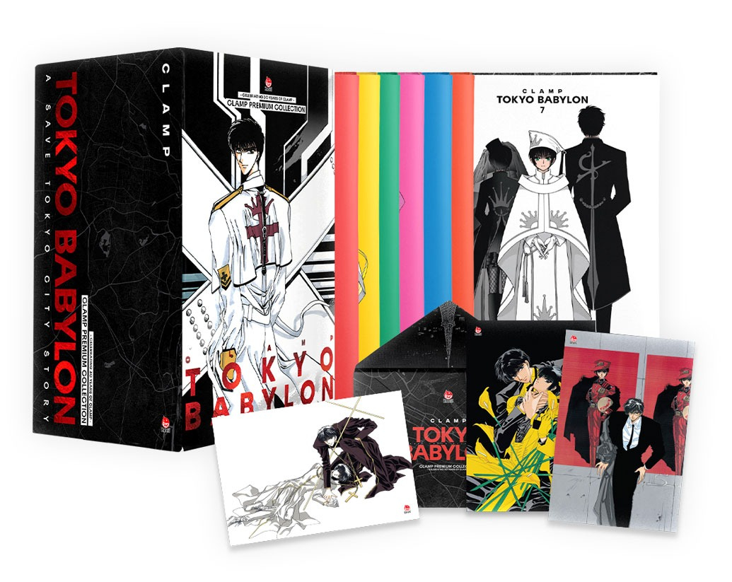 boxset tokyo babylon (hộp 7 tập) - tặng kèm set 3 postcard + phong bì - Ảnh 2