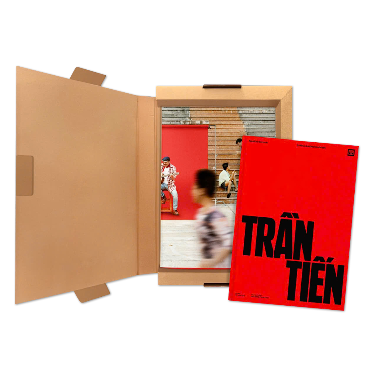 Boxset Trần Tiến - Người Hát Thơ Mình - Ca Khúc Và Những Câu Chuyện - Bìa Cứng - Kèm Poster 2 Mặt - Ảnh 2