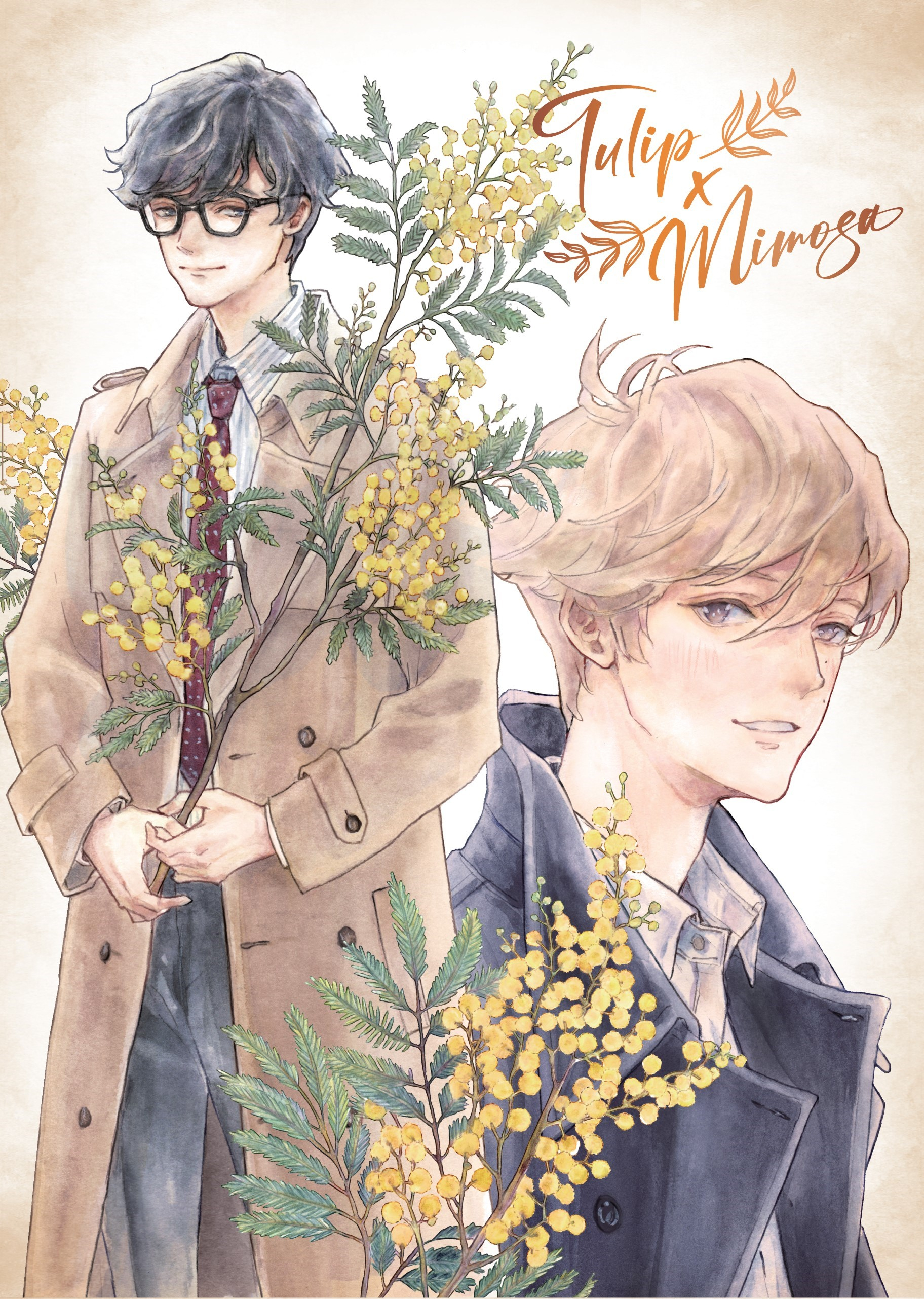 boxset tulip x mimosa - mầm cây xao động + cây lá mùa xuân (bộ 2 cuốn) - bản giới hạn - tặng kèm 1 hộp boxset + 4 bookmark + 2 bookmark case + 2 poster - Ảnh 3