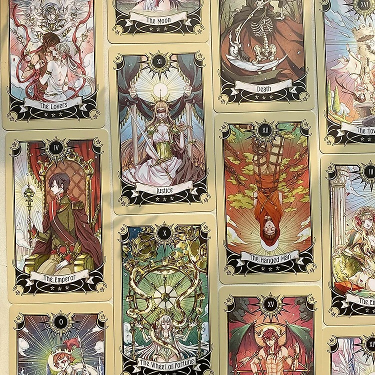 boxset việt hoá - mystical manga tarot (bộ bài và sách hướng dẫn) - Ảnh 5