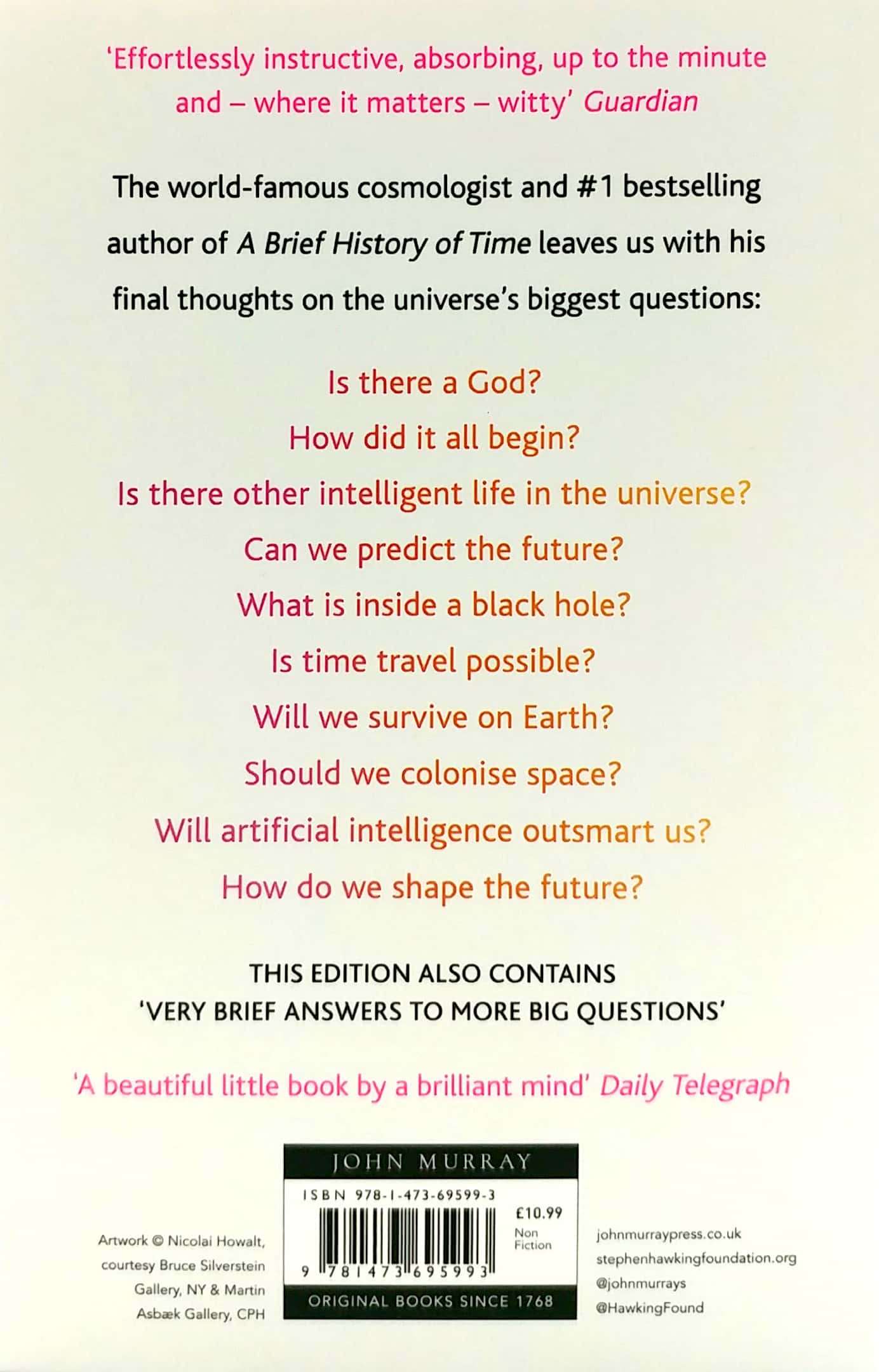 Brief Answers To The Big Questions: The Final Book From Stephen Hawking - Ảnh 3