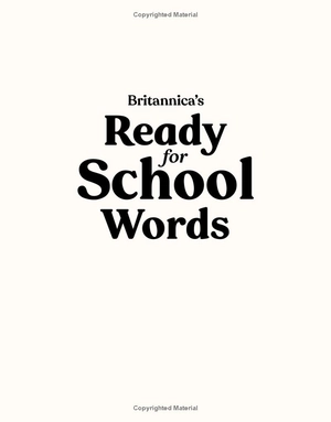 britannica's ready-for-school words: 1,000 words for big kids - Ảnh 3