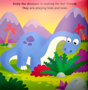 brown watson 'dinosaur hide, dinosaur seek' picture book - Ảnh 3