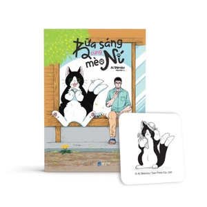 bữa sáng cùng mèo ní - tặng kèm lót ly giấy - Ảnh 2