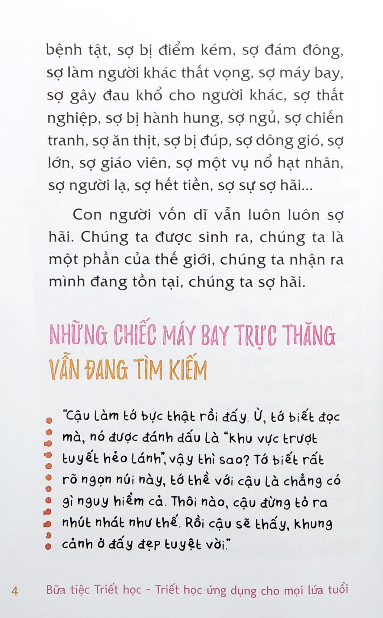 bữa tiệc triết học - triết học ứng dụng cho mọi lứa tuổi - dũng cảm và sợ hãi - Ảnh 5