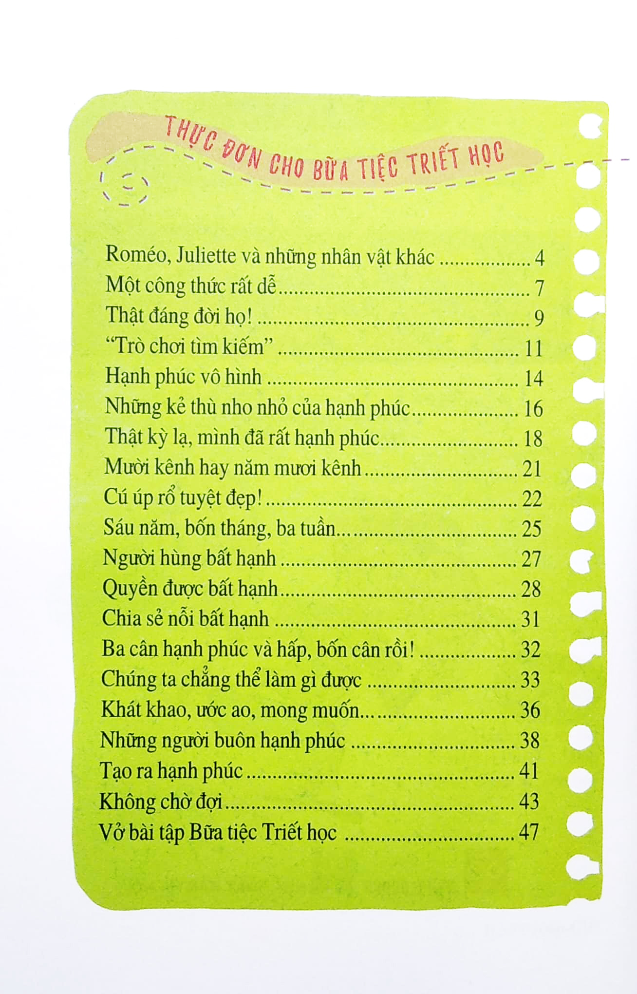 bữa tiệc triết học - triết học ứng dụng cho mọi lứa tuổi - hạnh phúc và bất hạnh - Ảnh 3
