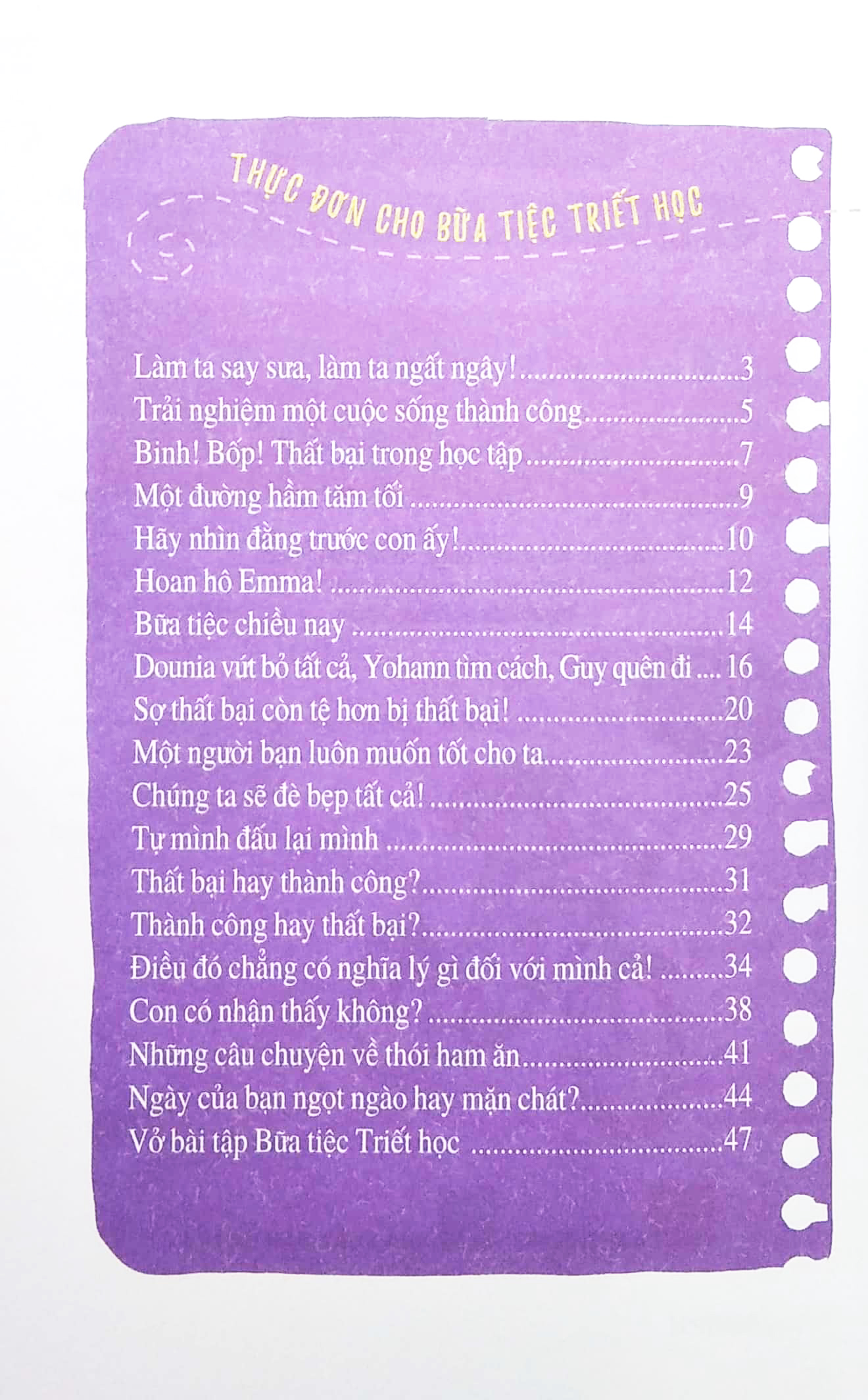 bữa tiệc triết học - triết học ứng dụng cho mọi lứa tuổi - thành công và thất bại - Ảnh 3