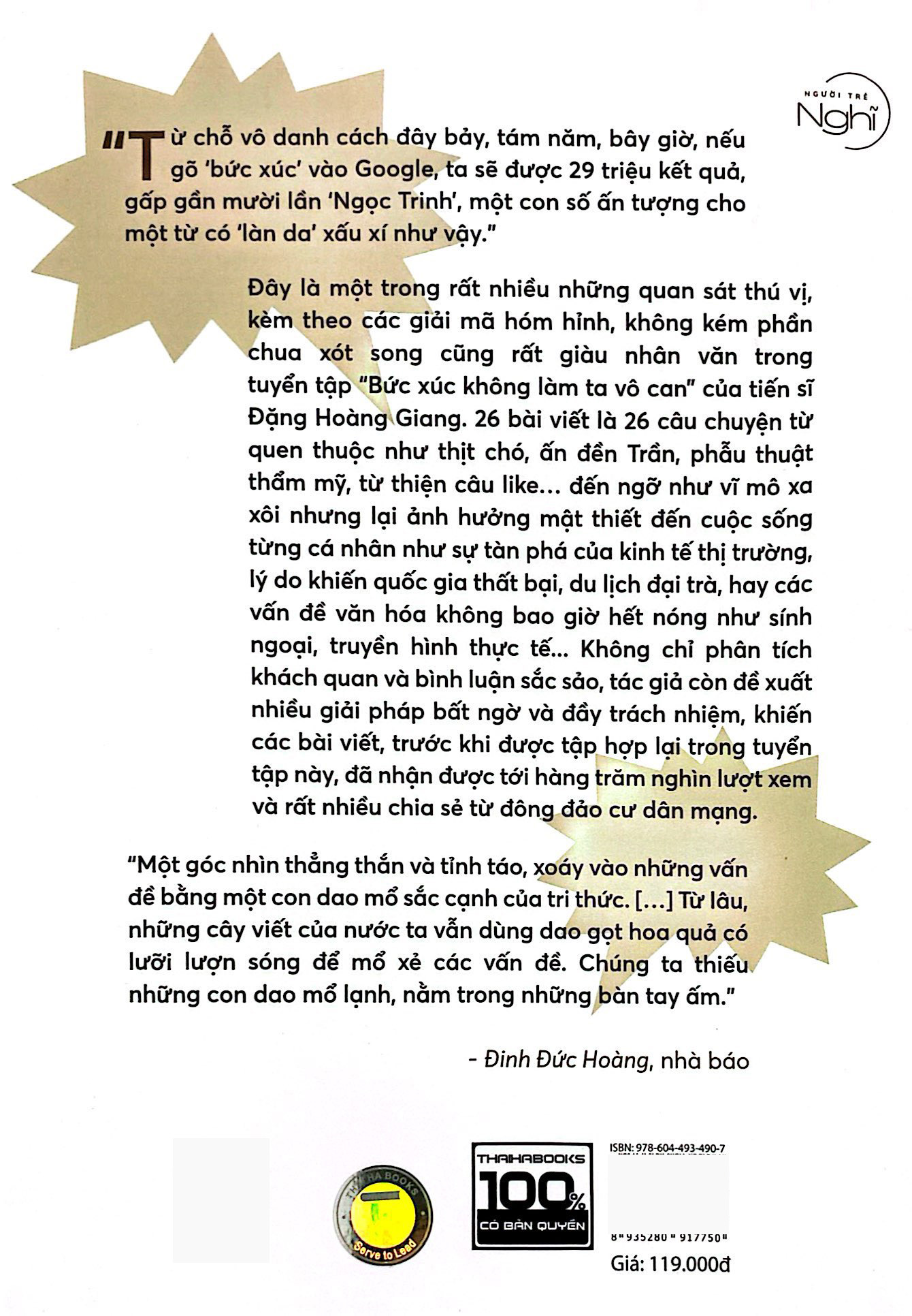 bức xúc không làm ta vô can (tái bản 2024) - Ảnh 22