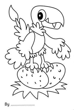 bumper dinosaur colouring - Ảnh 4