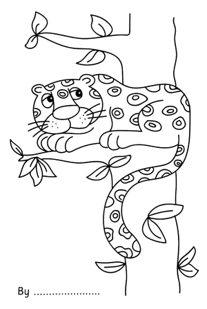 bumper jungle colouring - Ảnh 3