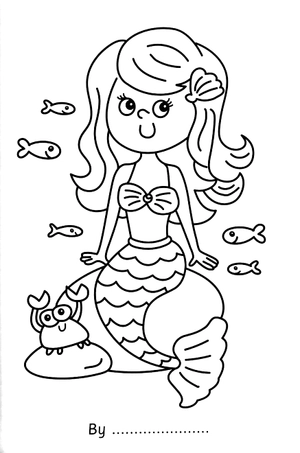 bumper mermaid colouring - Ảnh 3