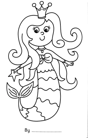 bumper mermaid colouring - Ảnh 4