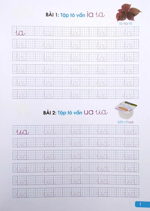 bước đầu học viết tập tô vần - Ảnh 3