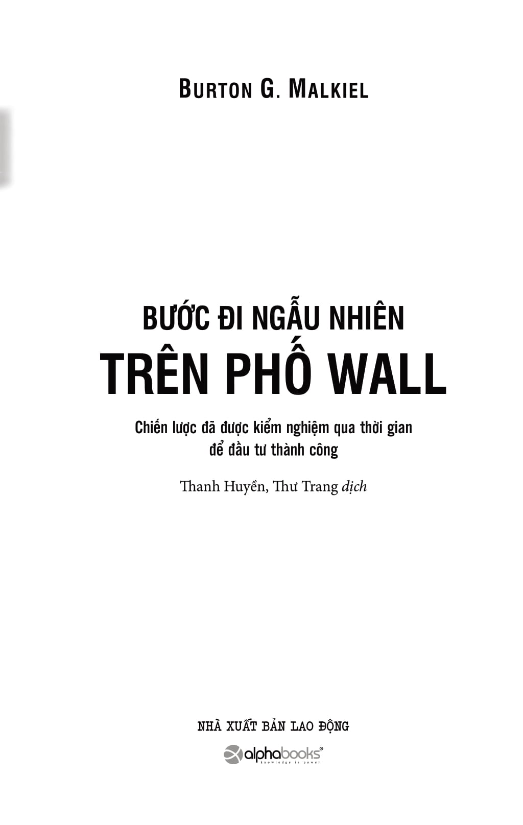 bước đi ngẫu nhiên trên phố wall (tái bản 2021) - Ảnh 2